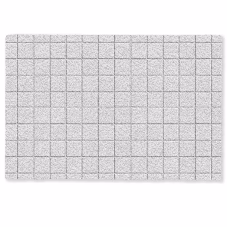 Patroon - Tegels - Grijs - Wit Deurmat klein 898 -zkaufland3d