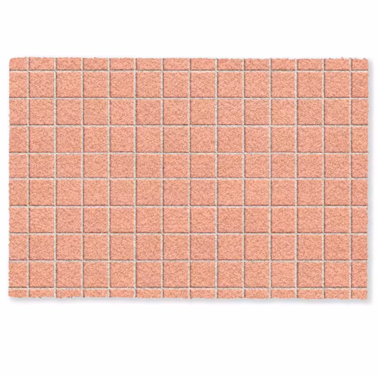 Patroon - Tegels - Perzik Deurmat klein 898 -zkaufland3d