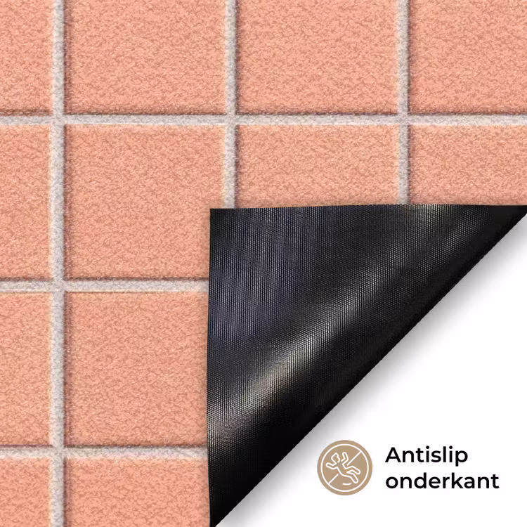 Patroon - Tegels - Perzik Deurmat klein 898 -antislip_NL