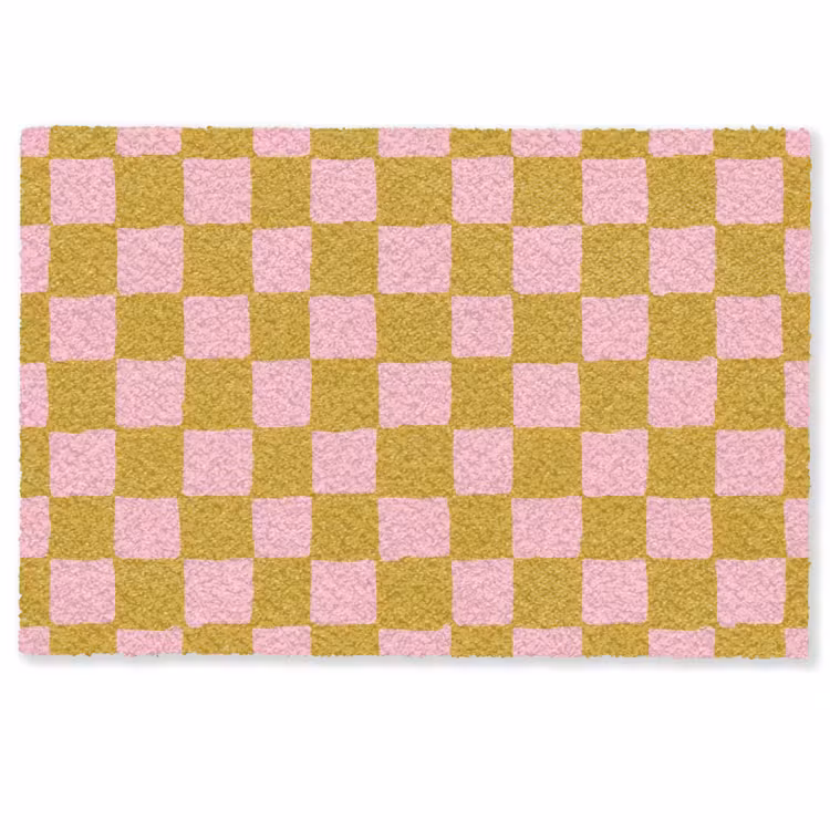 Patroon - Vierkant - Roze Deurmat klein 898 -zkaufland3d
