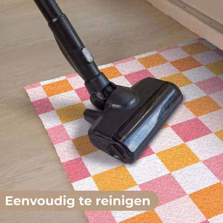 Patroon - Vierkant - Roze Deurmat klein 898 -reinigen_NL