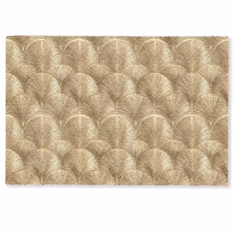 Patroon - Waaier -  Goud Deurmat klein 898 -zkaufland3d