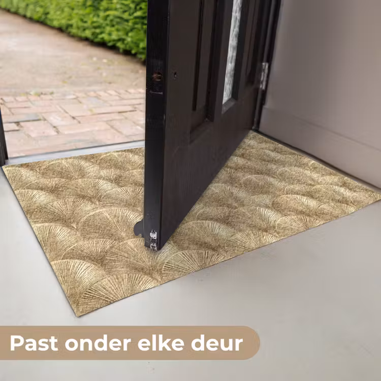 Patroon - Waaier -  Goud Deurmat klein 898 -USP_NL