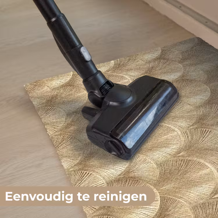 Patroon - Waaier -  Goud Deurmat klein 898 -reinigen_NL
