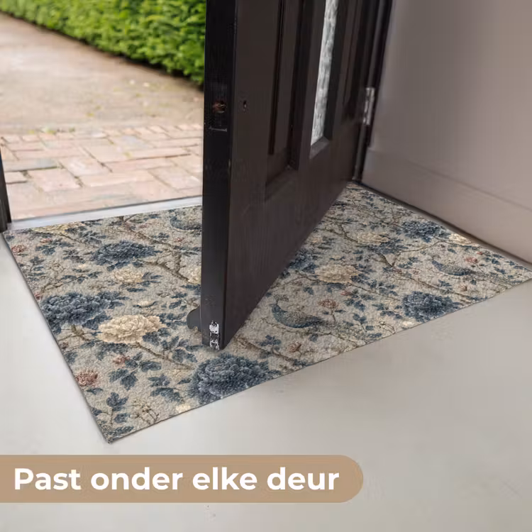Pauw - Bloemen - Blauw Deurmat klein 898 -USP_NL