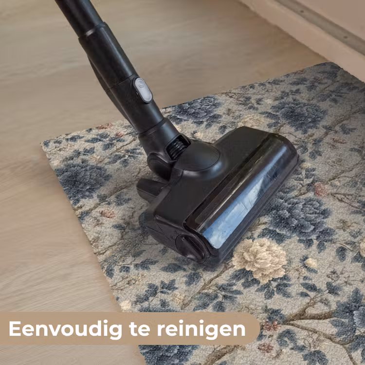 Pauw - Bloemen - Blauw Deurmat klein 898 -reinigen_NL
