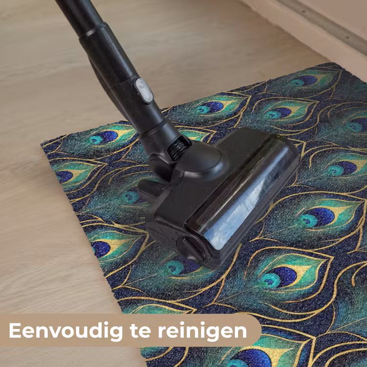 Pauw - Veren - Groen Deurmat klein 898 -reinigen_NL