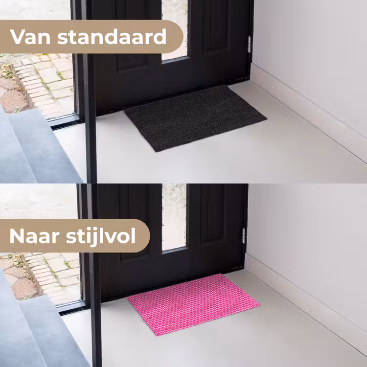 Penny - Mozaïek - Felroze Deurmat klein 898 -voor-na_NL