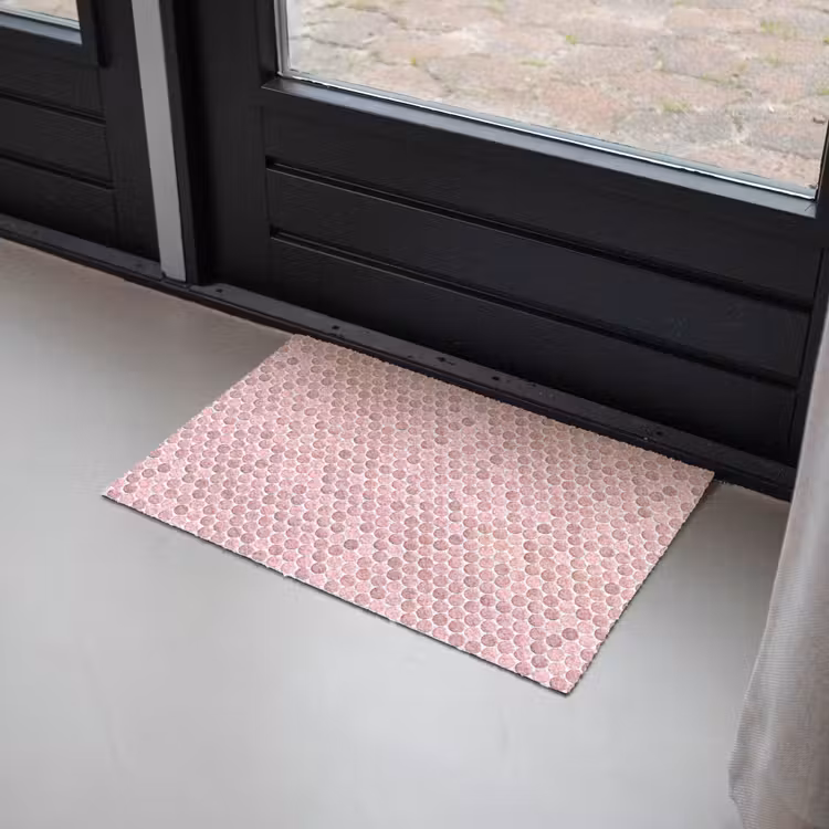 Penny - Mozaïek - Lichtroze Deurmat klein 898 -sfeer2
