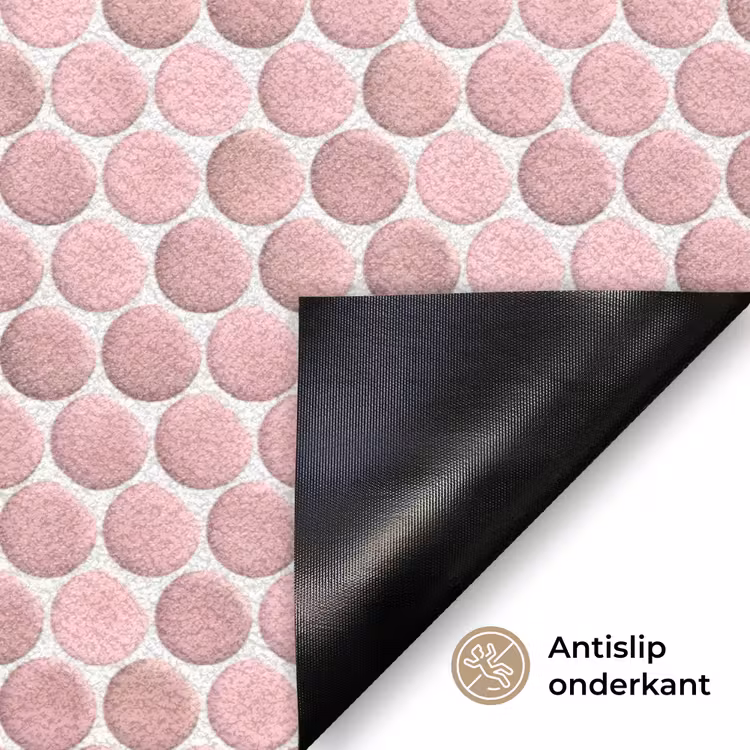 Penny - Mozaïek - Lichtroze Deurmat klein 898 -antislip_NL