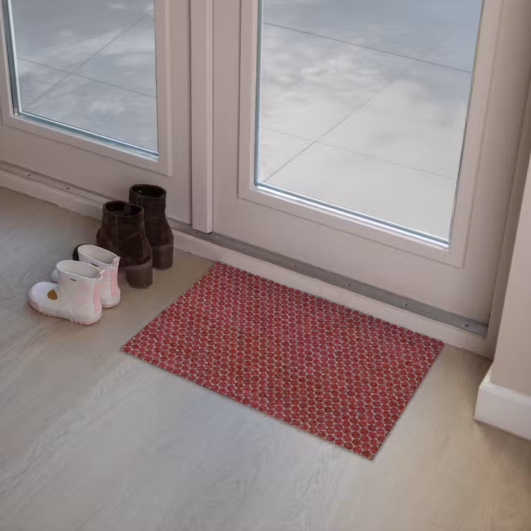 Penny - Mozaïek - Rond - Rood Deurmat klein 898 -sfeer3