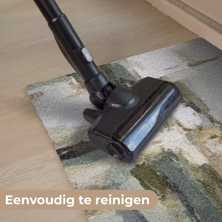 Penseelstreken - Groen - Abstract - Japandi Deurmat klein -reinigen_NL