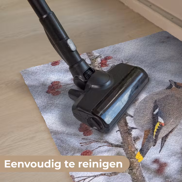 Pestvogel - Bessen - Winter - Natuur Deurmat klein -reinigen_NL