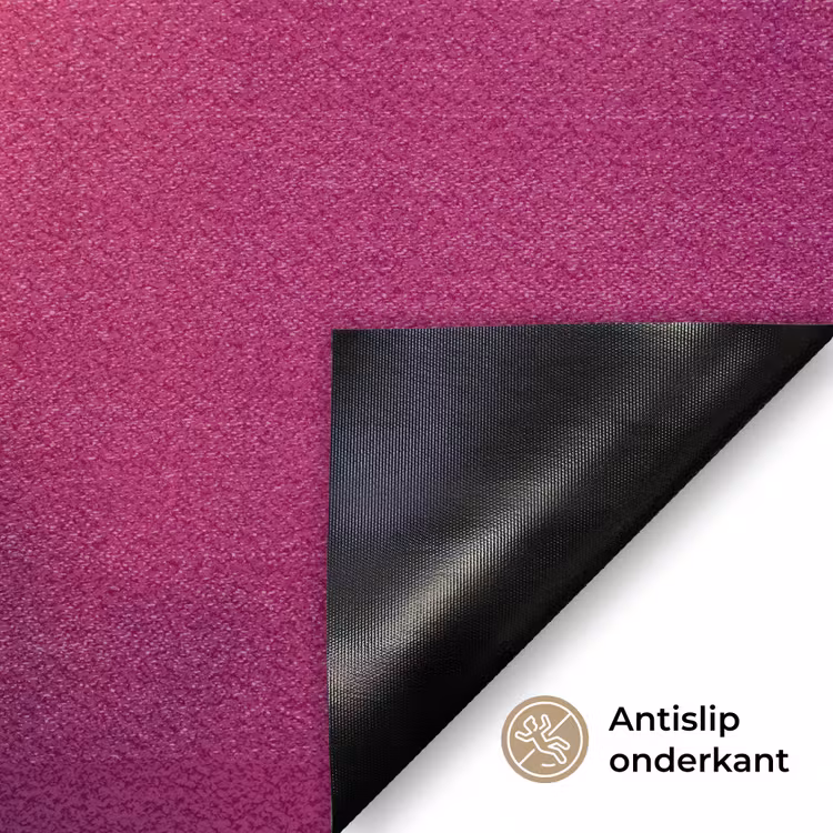 Pink - Hond - Bubbel Deurmat klein -antislip_NL