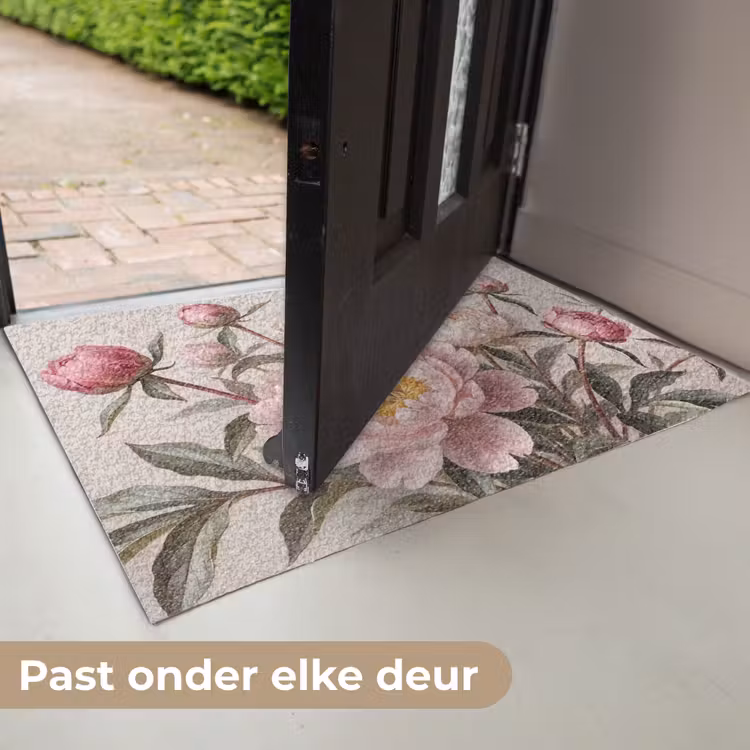 Pioenrozen - Boeket - Roze Deurmat klein -USP_NL