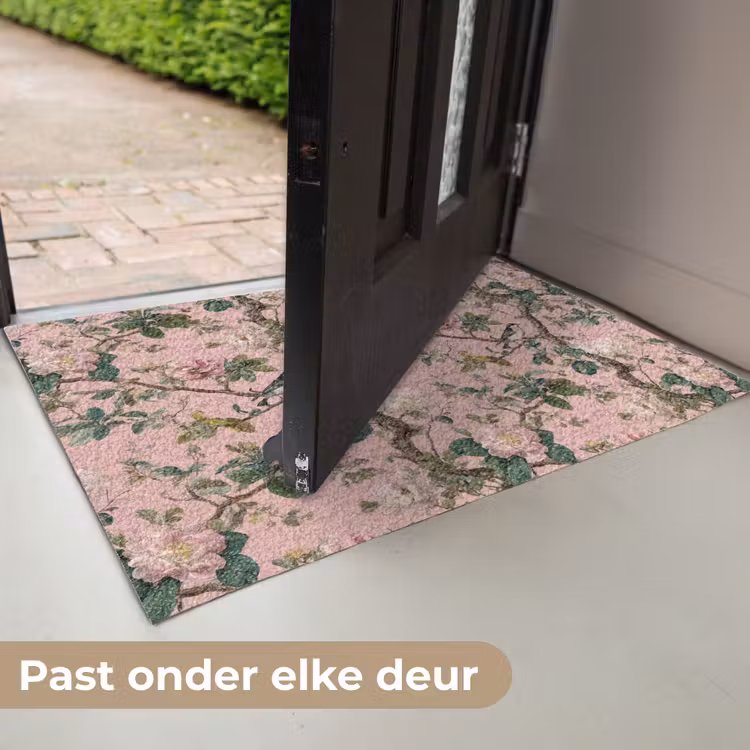 Pioenrozen - Botanisch - Vogel Deurmat klein 898 -USP_NL