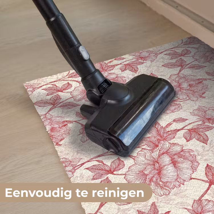 Pioenrozen - Modern - Rood Deurmat klein 898 -reinigen_NL