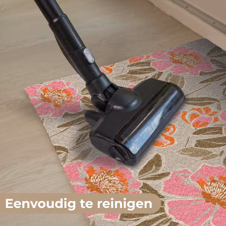 Pioenrozen - Patroon - Roze Deurmat klein 898 -reinigen_NL
