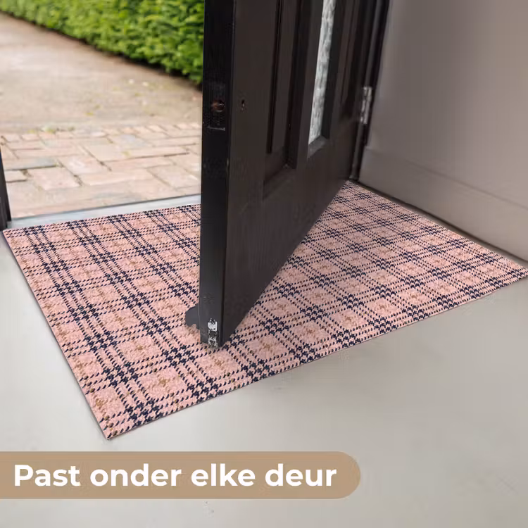 Plaid - Patroon - Schotse - Roze Deurmat klein 898 -USP_NL