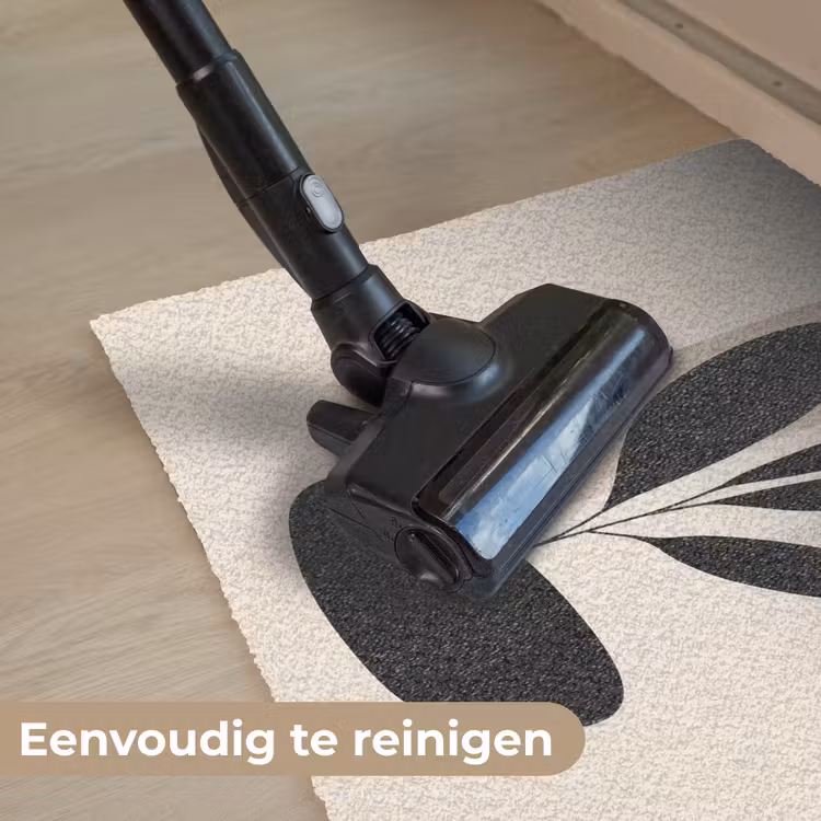 Plant - Beige - Japandi Deurmat klein -reinigen_NL