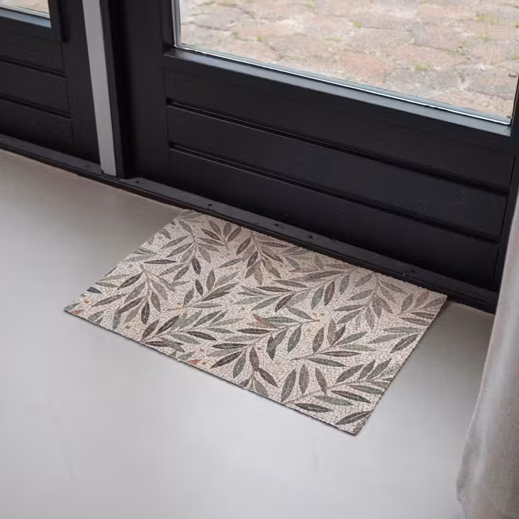 Plant - Blad - Mozaïek - Groen Deurmat klein -sfeer2