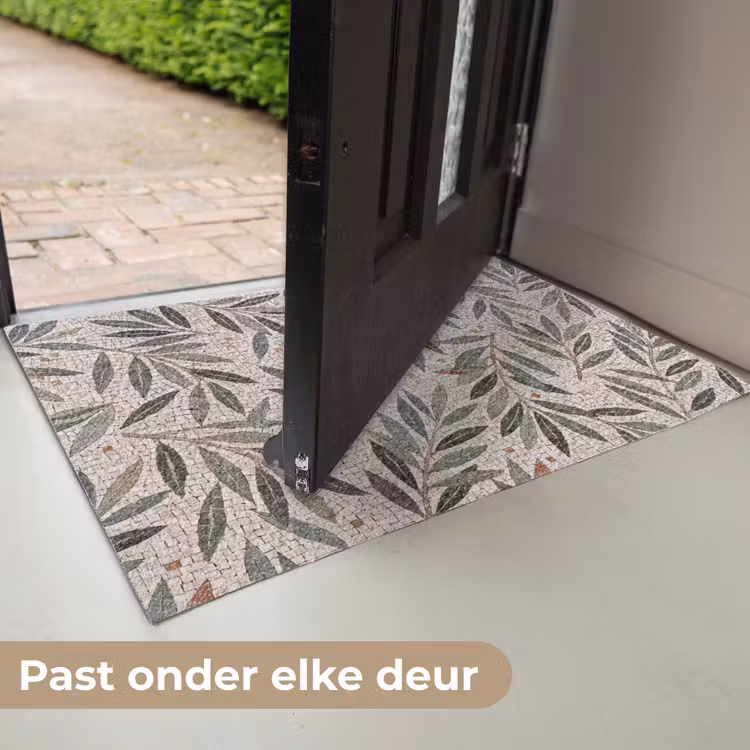 Plant - Blad - Mozaïek - Groen Deurmat klein -USP_NL