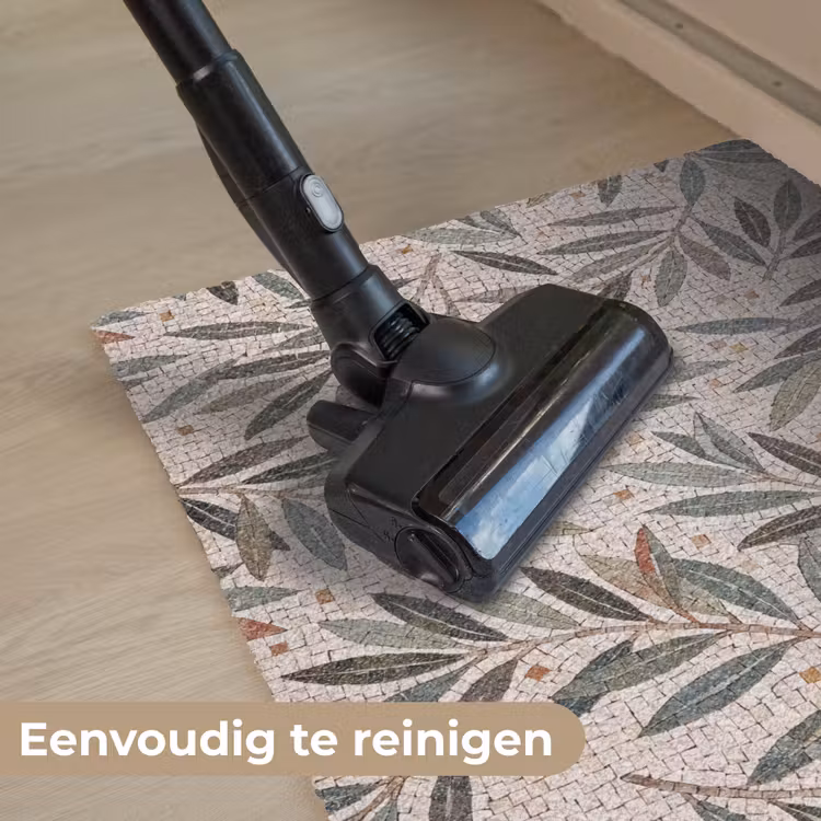 Plant - Blad - Mozaïek - Groen Deurmat klein -reinigen_NL
