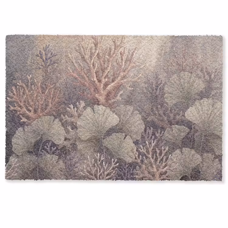 Plant - Bladeren - Zee - Illustratie - Groen Deurmat klein -zkaufland3d