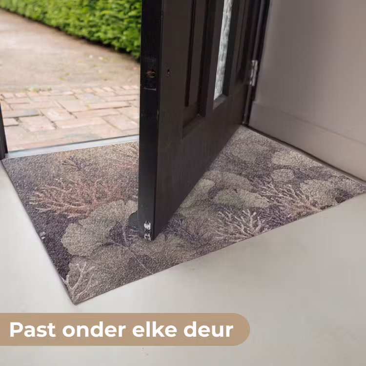Plant - Bladeren - Zee - Illustratie - Groen Deurmat klein -USP_NL