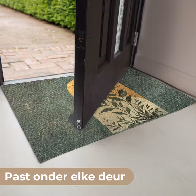 Plant - Bloemen - Wit Deurmat klein -USP_NL