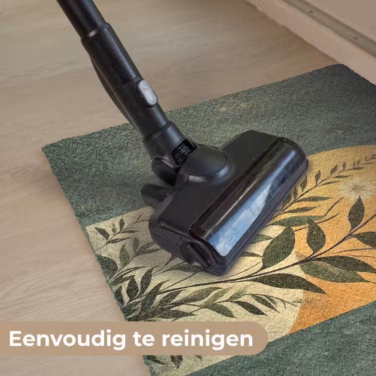 Plant - Bloemen - Wit Deurmat klein -reinigen_NL