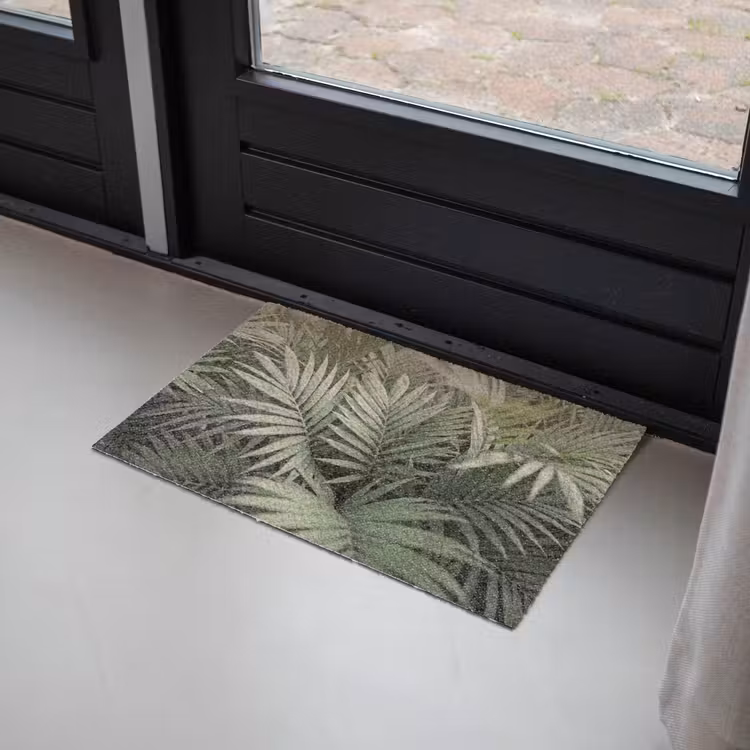 Plant - Palmbladeren - Natuur - Groen Deurmat klein -sfeer2
