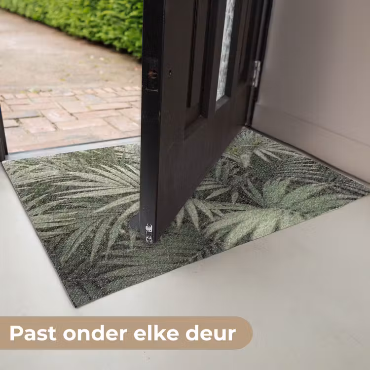 Plant - Palmbladeren - Natuur - Groen Deurmat klein -USP_NL