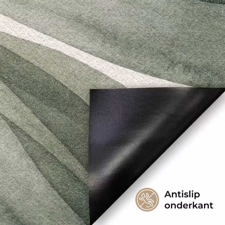 Planten - Abstract - Waterverf - Groen - Natuur Deurmat klein -antislip_NL