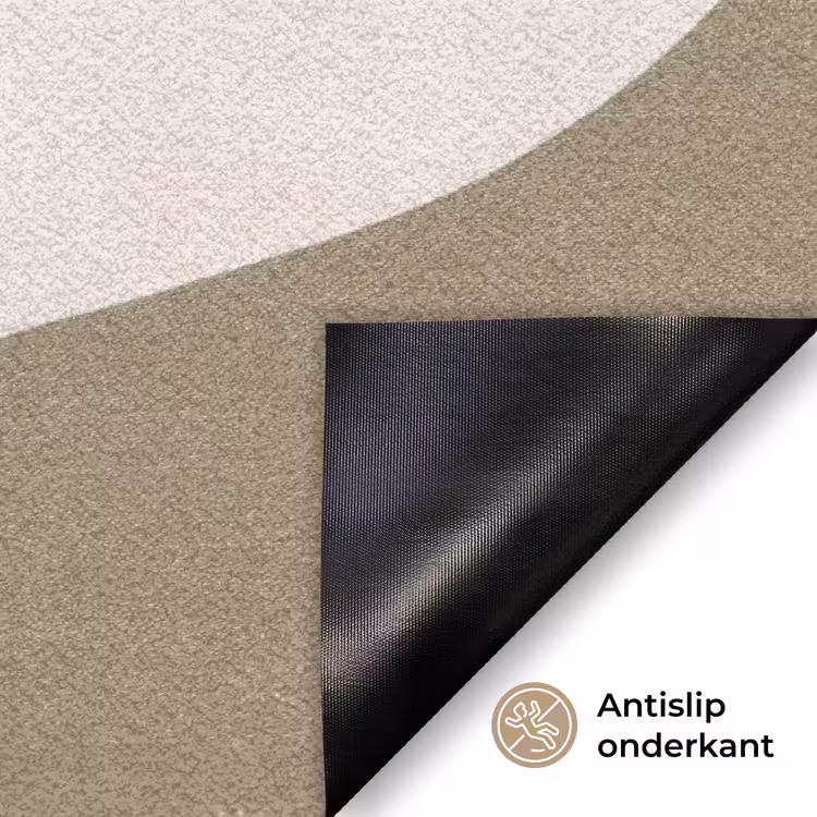 Planten - Bladeren - Abstract - Modern - Beige Deurmat klein -antislip_NL