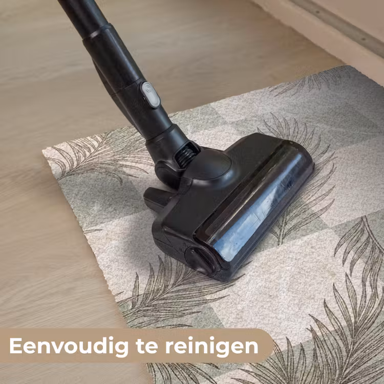 Planten - Bladeren - Marmer - Modern - Groen Deurmat klein -reinigen_NL