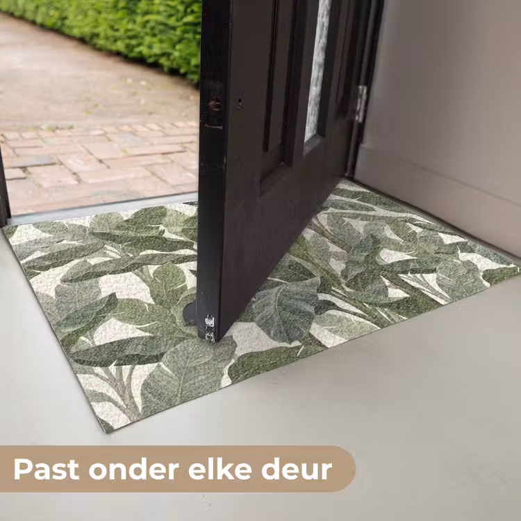 Planten - Bladeren - Tropisch - Groen Deurmat klein -USP_NL