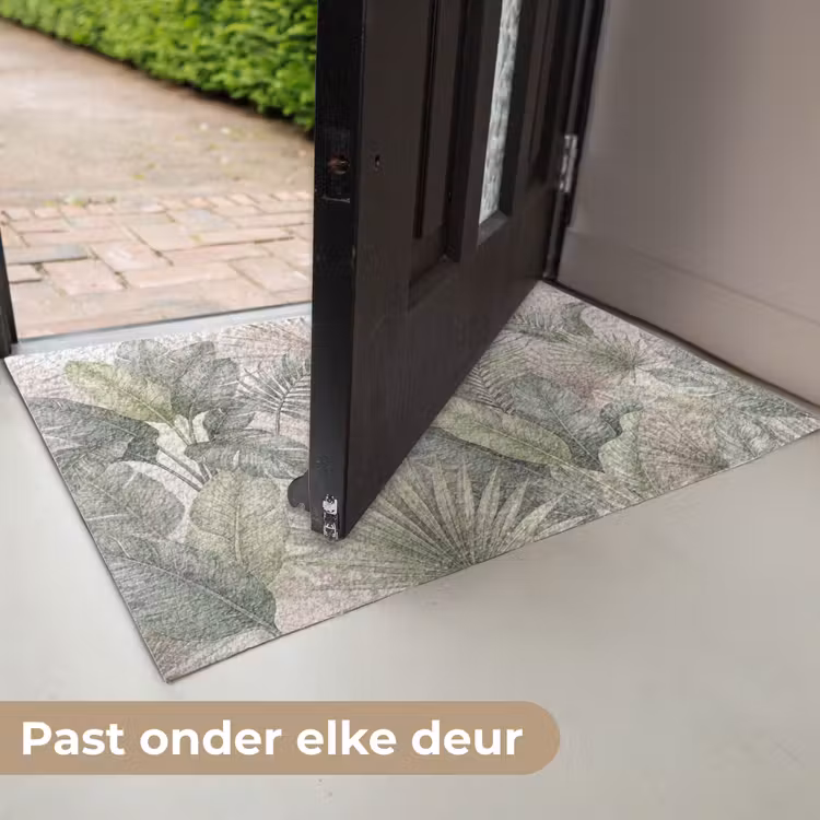 Planten - Tropisch - Bladeren - Groen - Natuur Deurmat klein -USP_NL