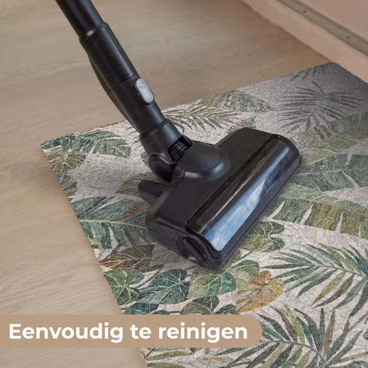 Planten - Tropisch - Mozaïek - Natuur - Groen Deurmat klein -reinigen_NL