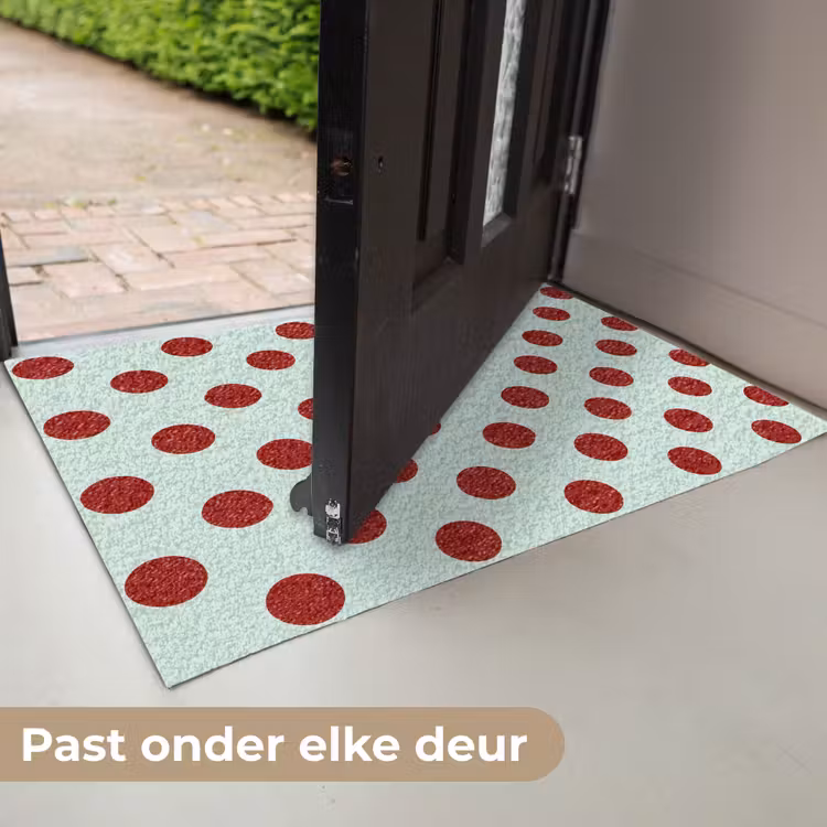 Polka - Dots - Rood Deurmat klein 898 -USP_NL