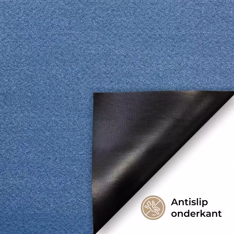 Portret - Klassiek - Wit - Blauw Deurmat klein -antislip_NL