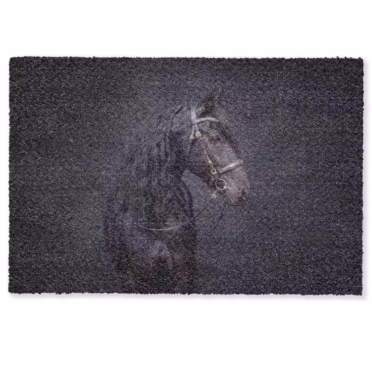 Portret - Paard - Donker Deurmat klein -zkaufland3d