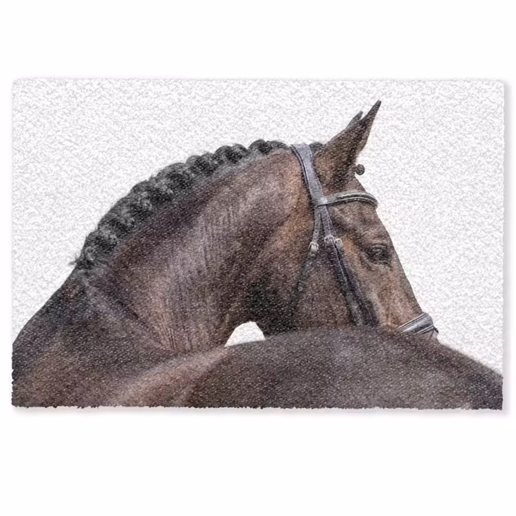 Portret - Paard - Elegant Deurmat klein -zkaufland3d