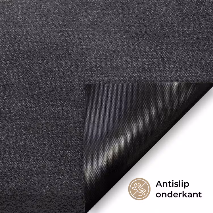 Portret - Paard - Zwart Deurmat klein -antislip_NL