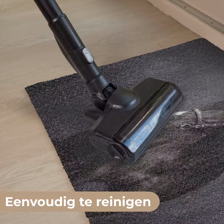 Portret - Paard - Zwart Deurmat klein -reinigen_NL