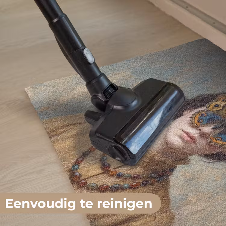 Portret - Vlinder - Kleurrijk Deurmat klein -reinigen_NL