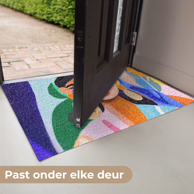 Portret - Vrouw - Modern Deurmat klein -USP_NL