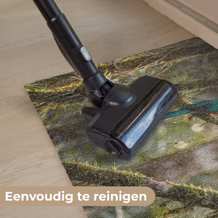 Quetzal - Jungle - Natuur - Groen Deurmat klein -reinigen_NL