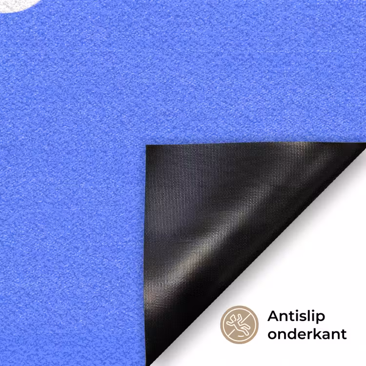 Quote - Blauw - Wit Deurmat klein -antislip_NL