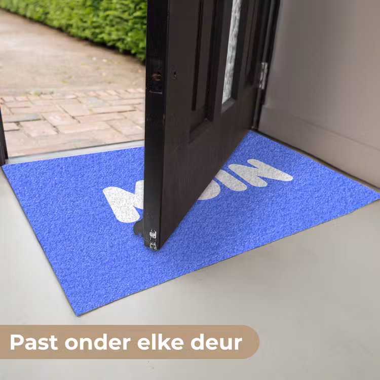 Quote - Blauw - Wit Deurmat klein -USP_NL
